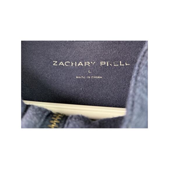 Zachary Prell Blue 1/4-Zip Luxury Pullover – Size L - Picture 5 of 6